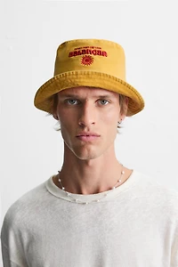 CHAPEAU BOB BRODÉ CONTRASTE