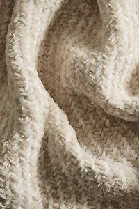 PLAID DÉCORATIF FRANGES