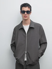 Blouson laine total look