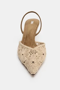 CHAUSSURES À TALONS BRODÉES