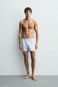 BOXER EN POPELINE COMBINÉ LOT DE 2