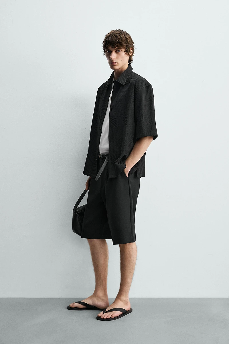 EMBROIDERED JACQUARD SHIRT
