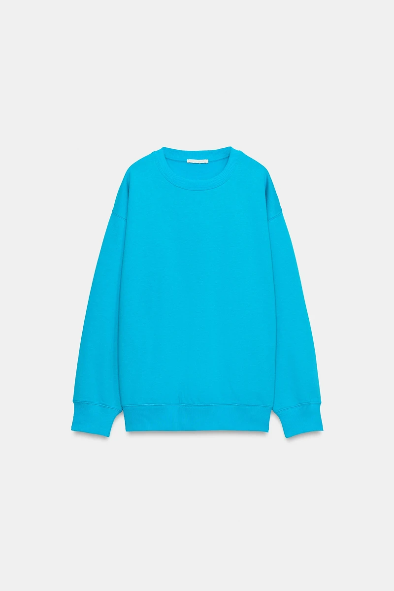 BASIC LONG SLEEVE SWEATSHIRT