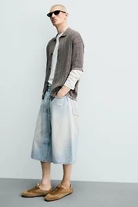CHEMISE EN MAILLE JACQUARD