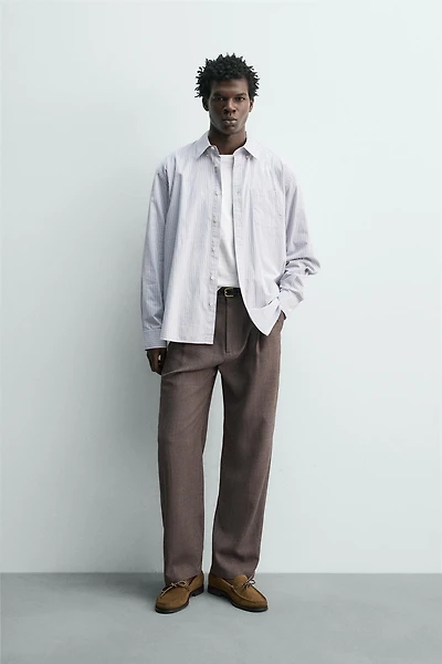 CHEMISE EN POPELINE À CARREAUX