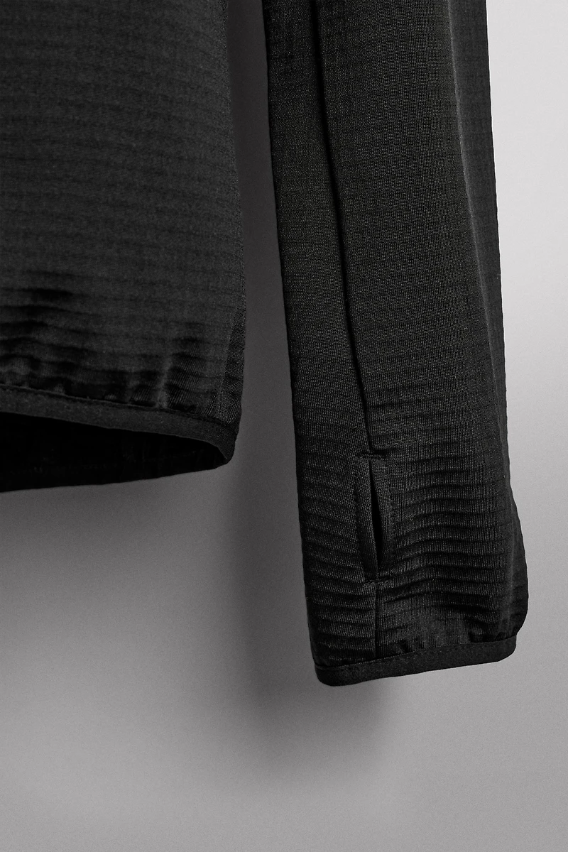 TECHNICAL COMBINED FLEECE hoodie