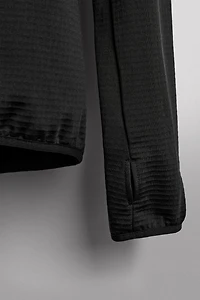 TECHNICAL COMBINED FLEECE hoodie