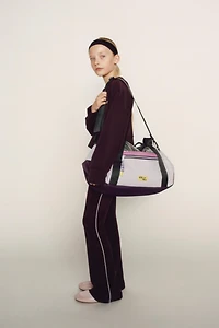PANTALON FLARE AVEC MODAL LISERÉS CONTRASTE