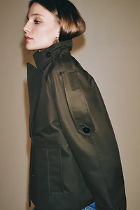 SHORT ZW COLLECTION TRENCH COAT