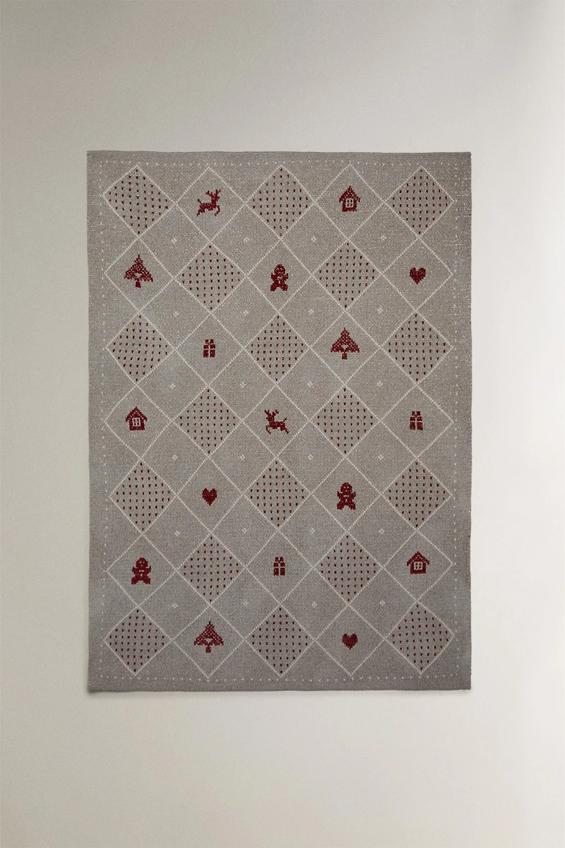 CHRISTMAS CHENILLE BABY BLANKET