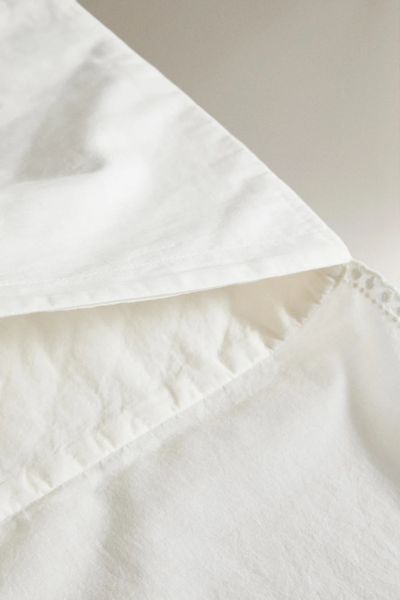 EMBROIDERED COTTON PAJAMA BAG