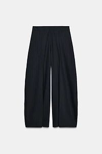 ZW COLLECTION PINSTRIPE PLEATED PANTS