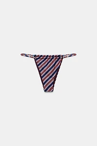 BAS DE BIKINI À RAYURES