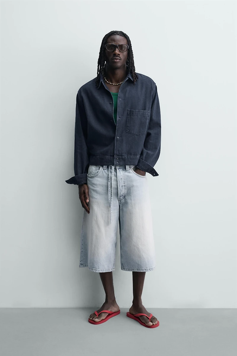 SURCHEMISE EN DENIM LÉGER