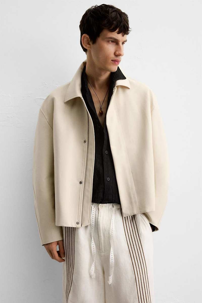 BLOUSON BOMBER COUPE DÉCONTRACTÉE