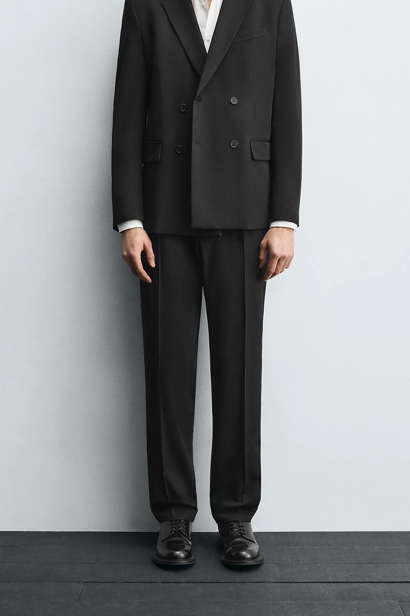 PLEATED COMFORT SUIT PANTS