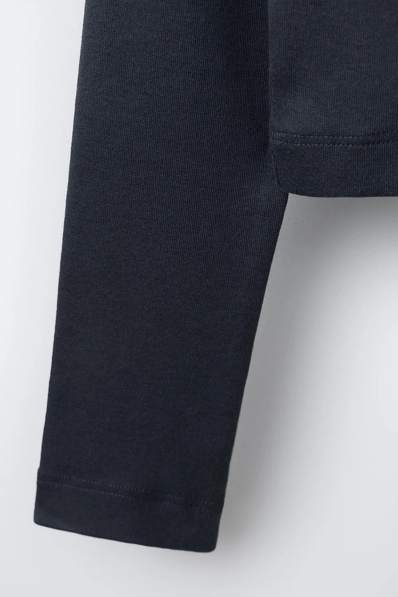 BASIC CROPPED T-SHIRT