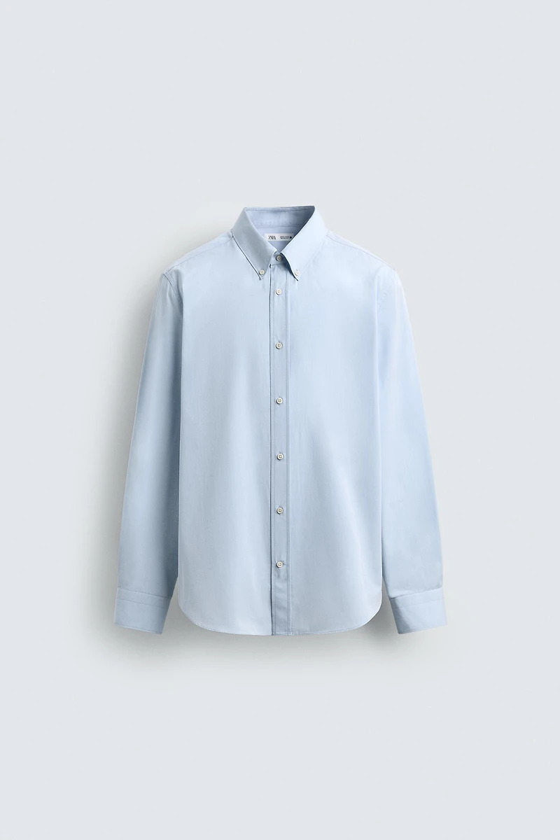 SLIM FIT COTTON SHIRT
