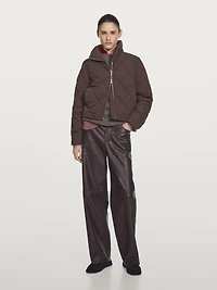 Doudoune courte bomber déperlante