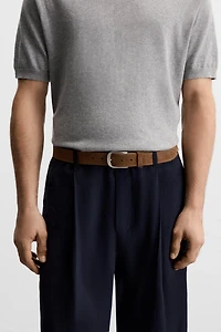 SPLIT LEATHER BELT