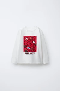 T-SHIRT CŒURS HELLO KITTY © SANRIO