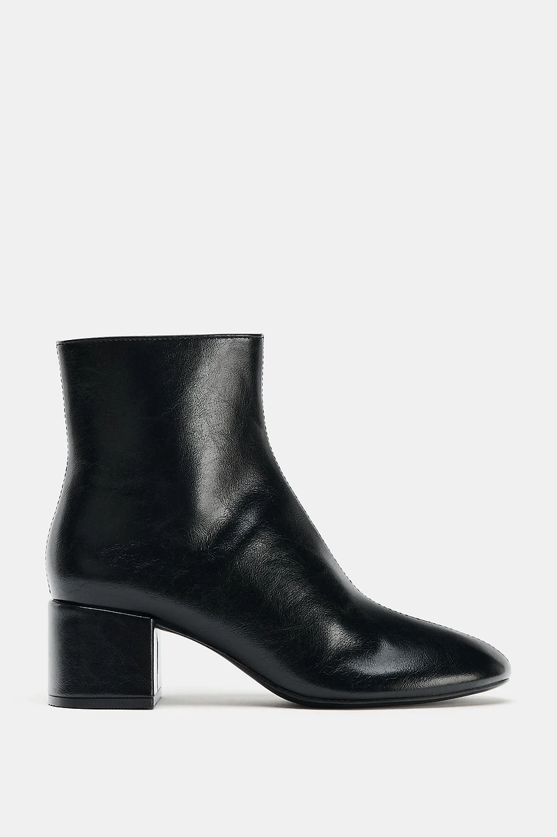 BLOCK HEEL ANKLE BOOTS