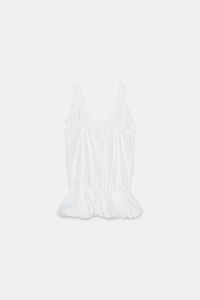 VOLUMINOUS STRAP TOP