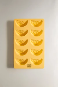 10-CUBE FRUIT SLICE SILICONE ICE TRAY