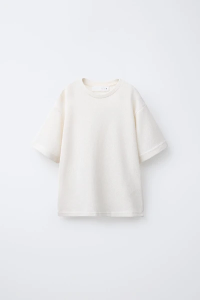 T-SHIRT EN MAILLE À TEXTURE