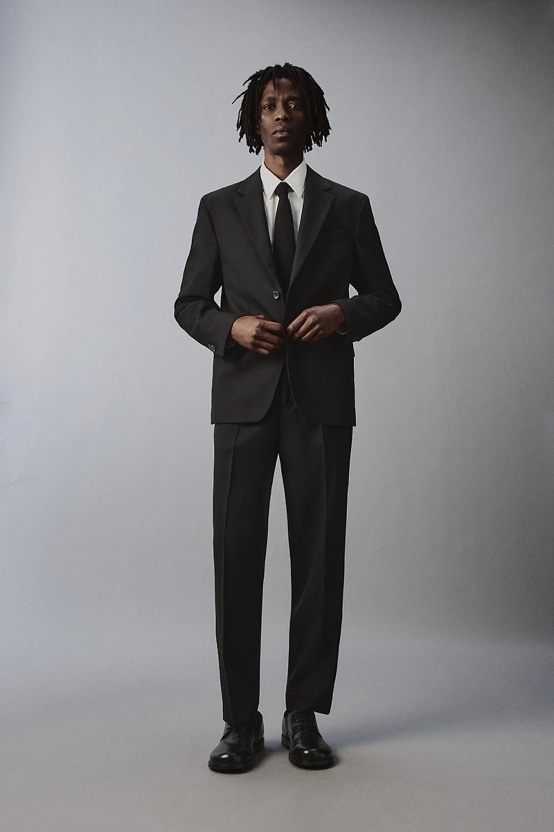 100% WOOL SUIT BLAZER
