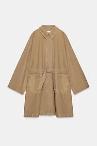 OVERSIZED LONG TRENCH COAT