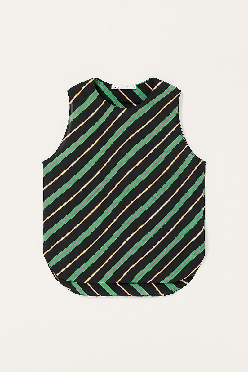 LIMITED EDITION STRIPED TANK SHIRT