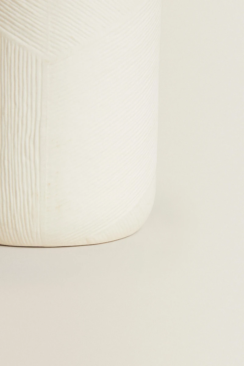 TEXTURED CERAMIC VASE