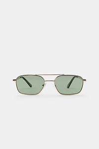 RECTANGULAR METAL SUNGLASSES