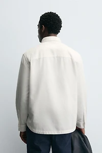 TEXTURED POCKET SHIRT