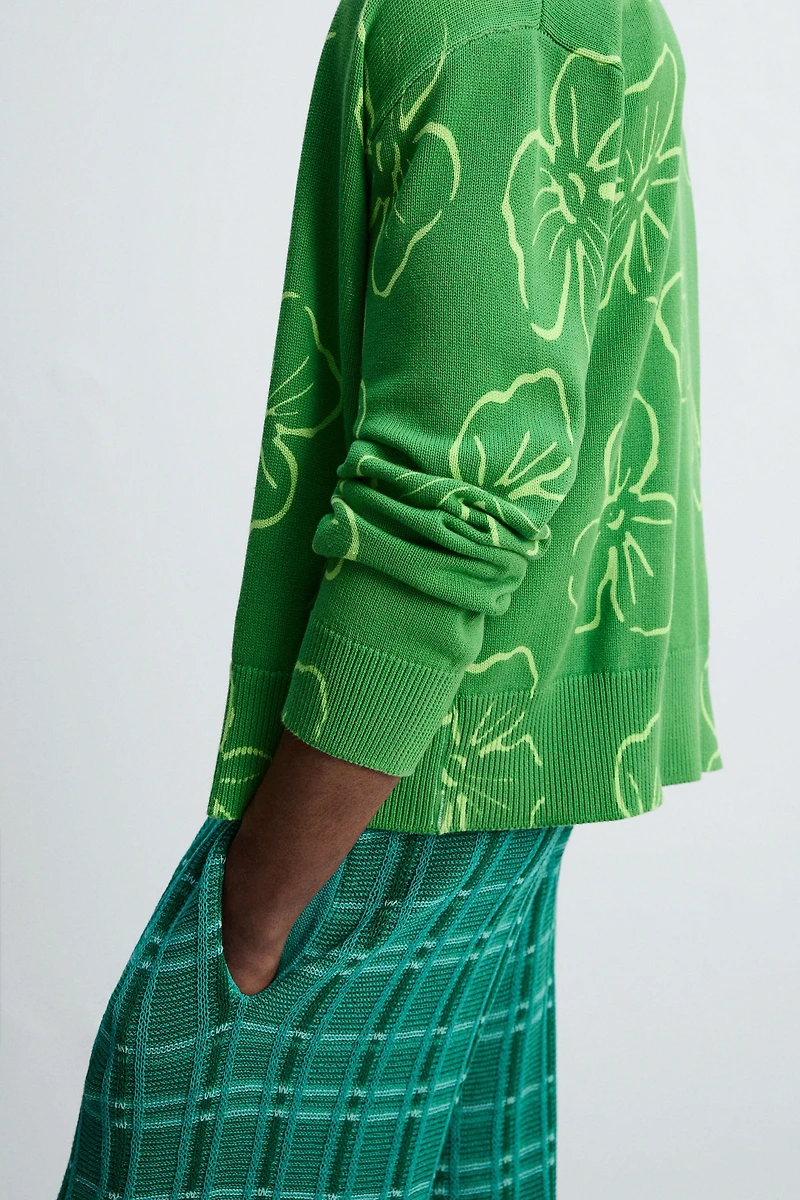 FLORAL PRINT CARDIGAN © OTIS KWAME KYE QUAICOE
