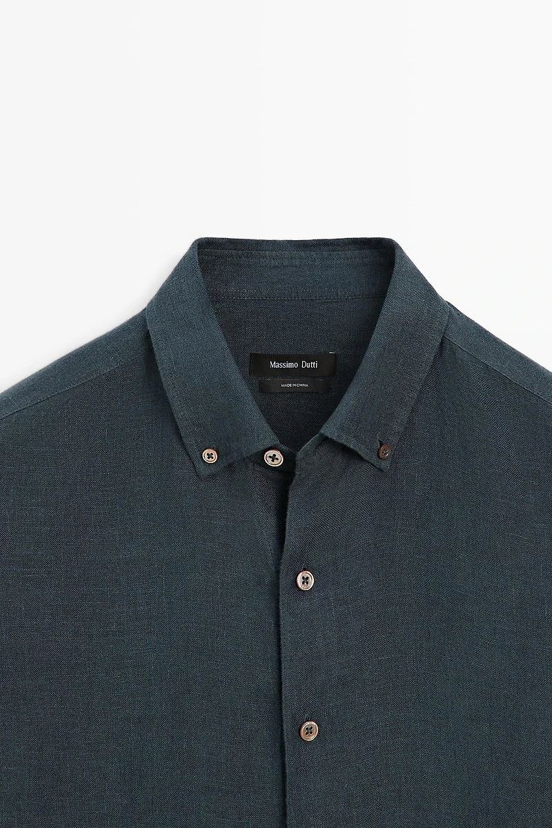 Faded 100% linen shirt