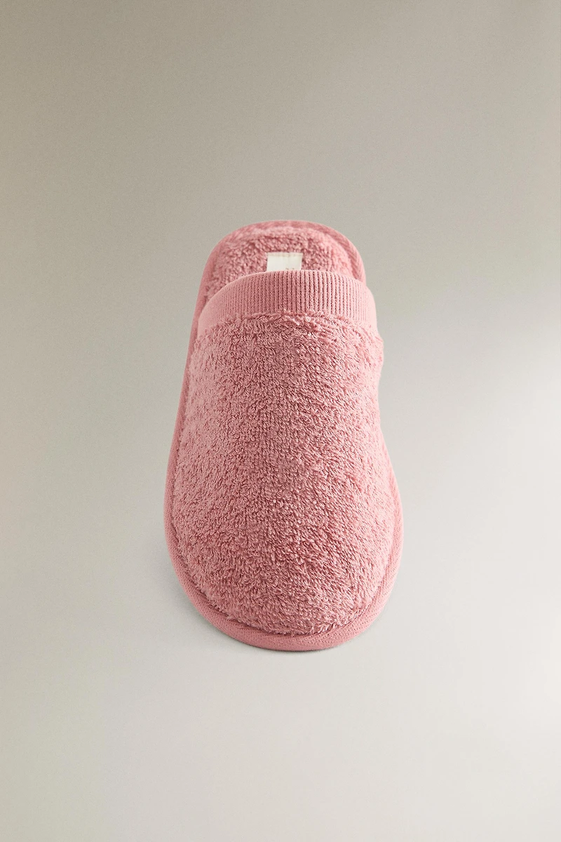 KIDS MULE TOWEL SLIPPERS