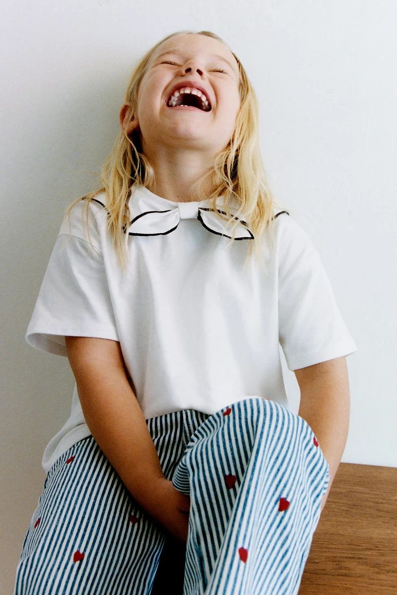 T-SHIRT FOULARD AVEC NŒUD