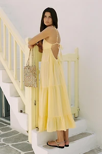 OPEN BACK PANEL DRESS