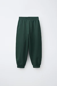 ENSEMBLE EN MOLLETON SWEAT ET PANTALON AVEC BANDES