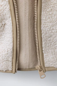 HOODED FLEECE JACKET