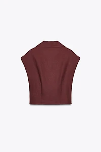 LINEN WRAP TOP