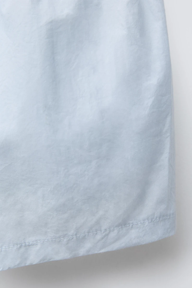 POPLIN SHORTS