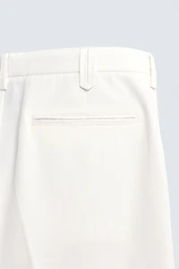 REGULAR FIT VISCOSE - COTTON PANTS