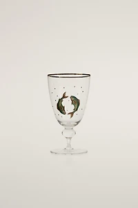 PISCES ZODIAC GLASS | MARISA BERENSON