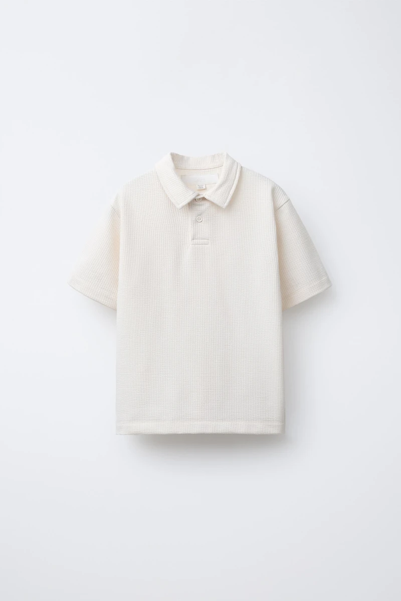 COTTON POLO SHIRT AND BERMUDA SHORTS SET