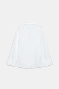ZW COLLECTION FRINGED LINEN SHIRT