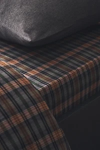 DRAP HOUSSE FLANELLE CARREAUX | 30 CM HAUT