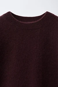 100% CASHMERE KNIT SWEATER